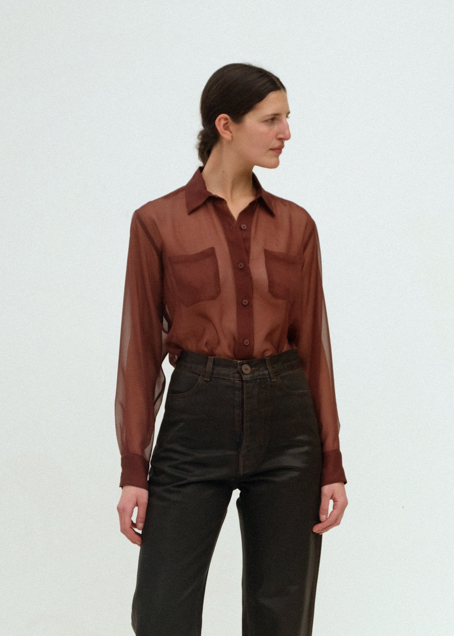 Georgio Button Down - Chocolate Brown - Jesse Kamm