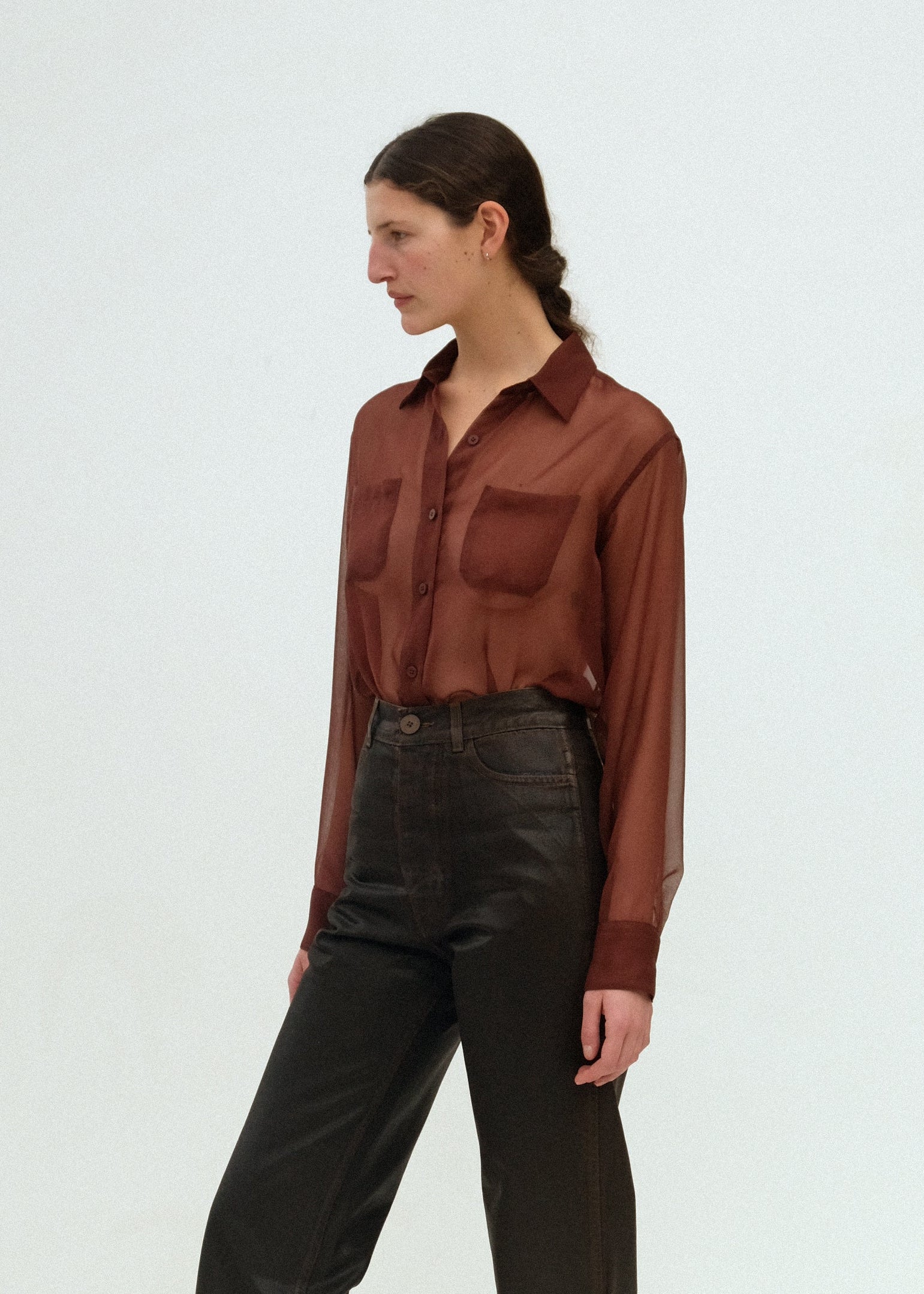 Georgio Button Down - Chocolate Brown - Jesse Kamm
