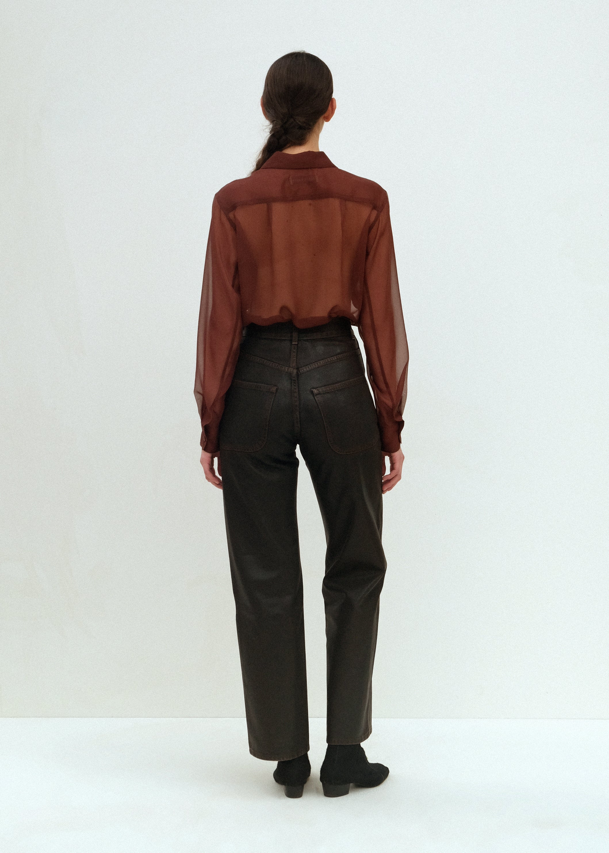 Georgio Button Down - Chocolate Brown - Jesse Kamm