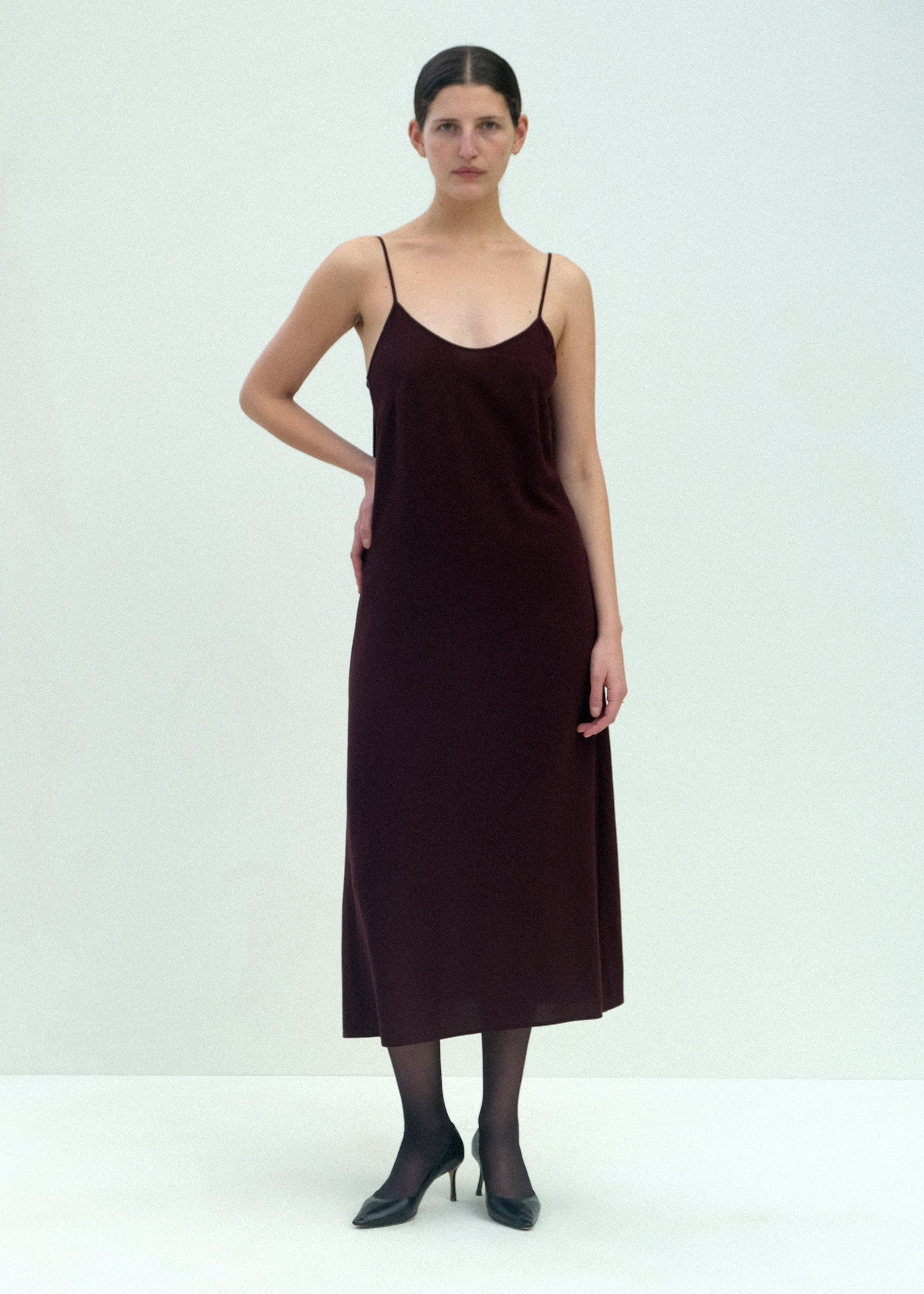 The Slip Dress - Plum - Jesse Kamm