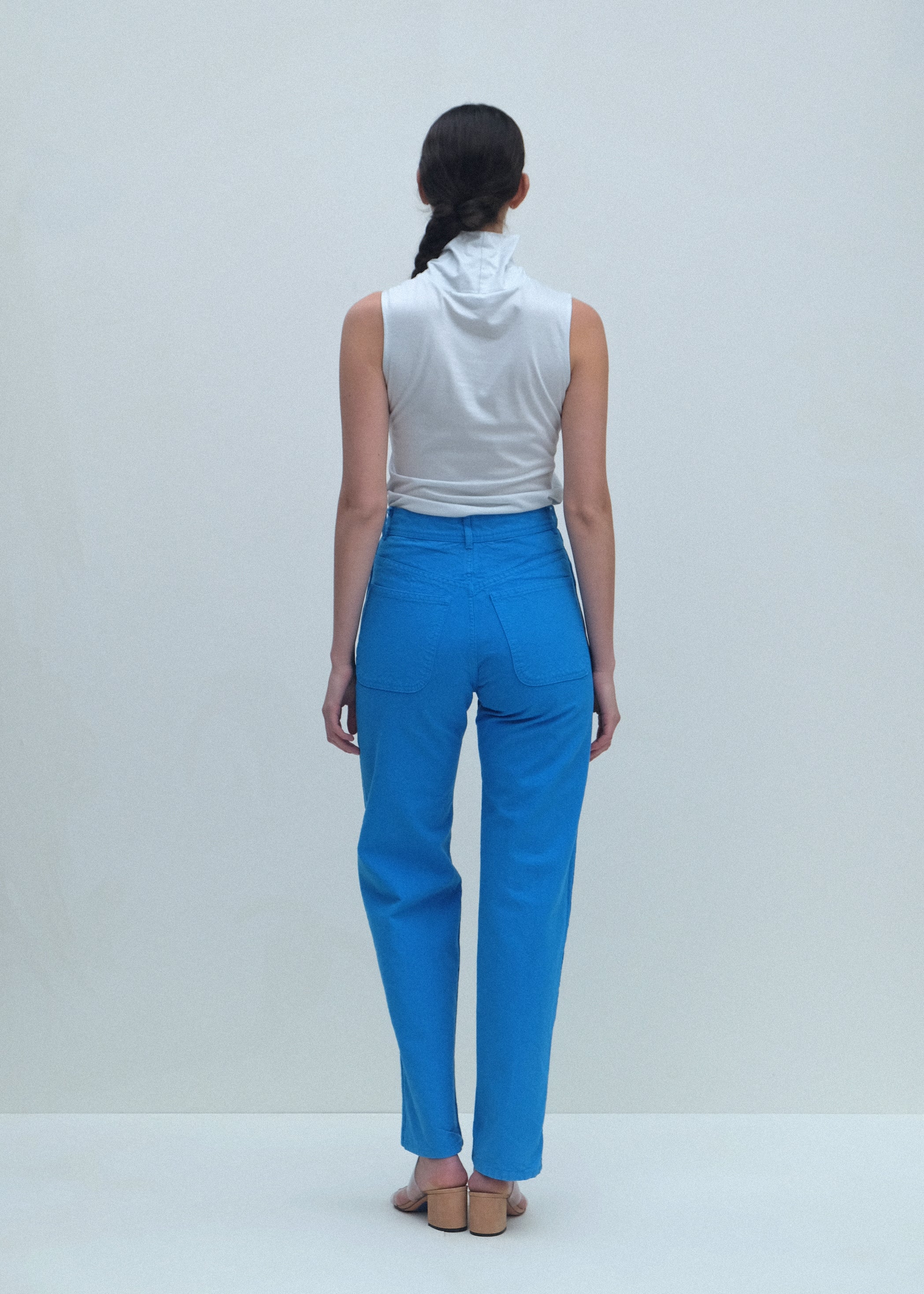Sleeveless Turtleneck - Mist - Jesse Kamm