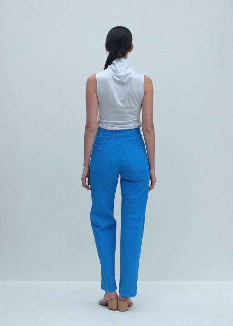 Sleeveless Turtleneck - Mist - Jesse Kamm