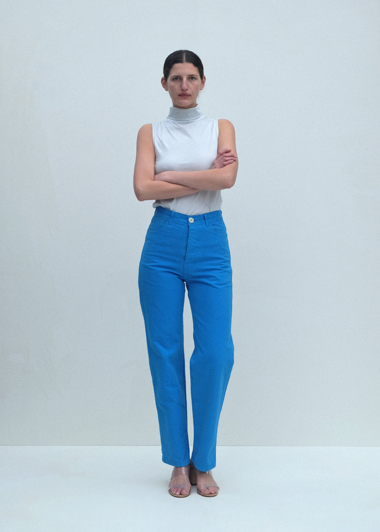 Sleeveless Turtleneck - Mist - Jesse Kamm