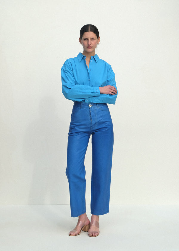 Alberta Shirt - Pool Blue