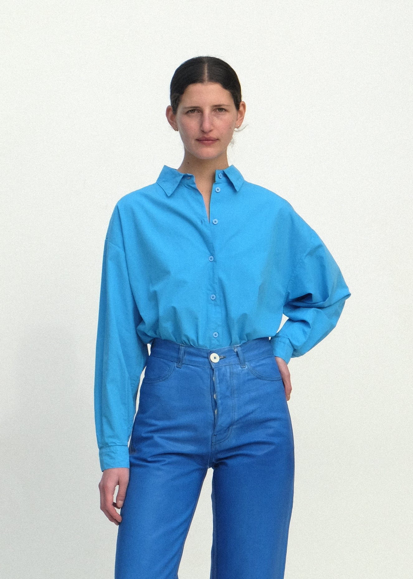 Alberta Shirt - Pool Blue - Jesse Kamm