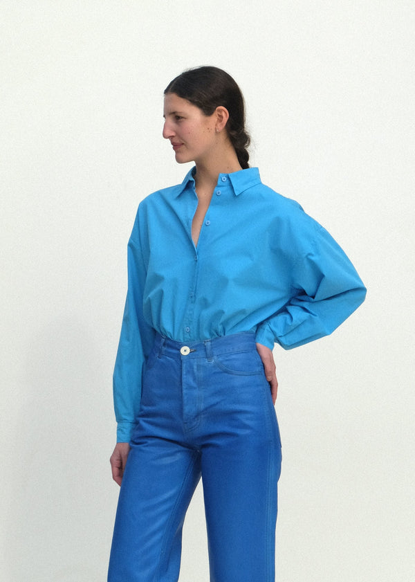 Alberta Shirt - Pool Blue