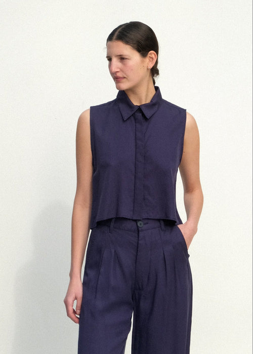Ellis Top - Navy - Jesse Kamm