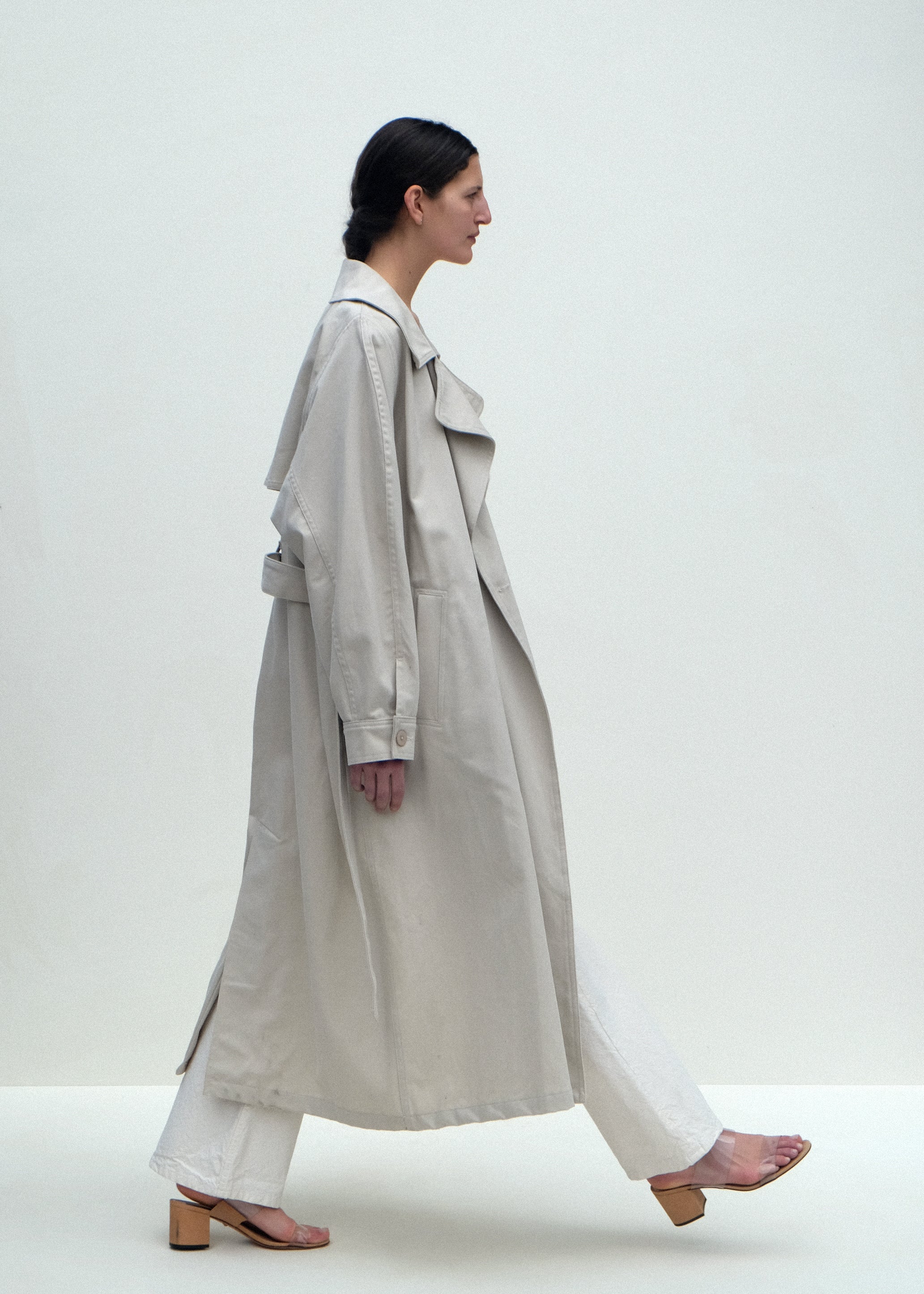 The Car Coat - Taupe - Jesse Kamm