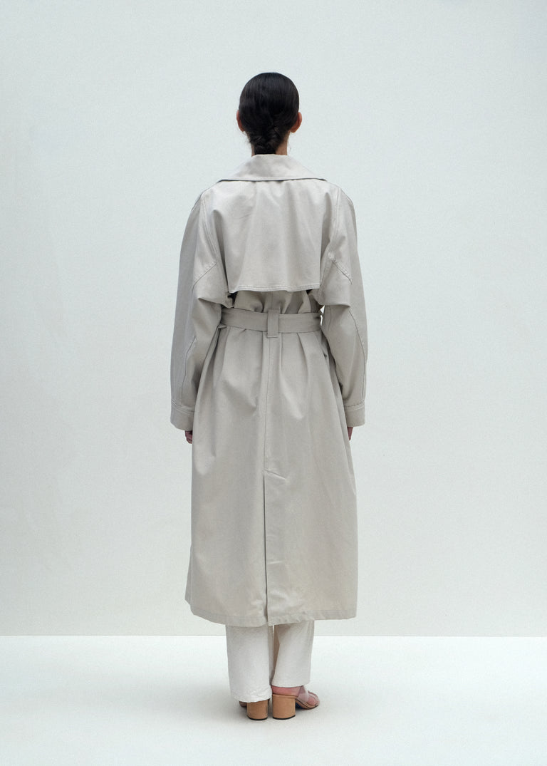 The Car Coat - Taupe - Jesse Kamm