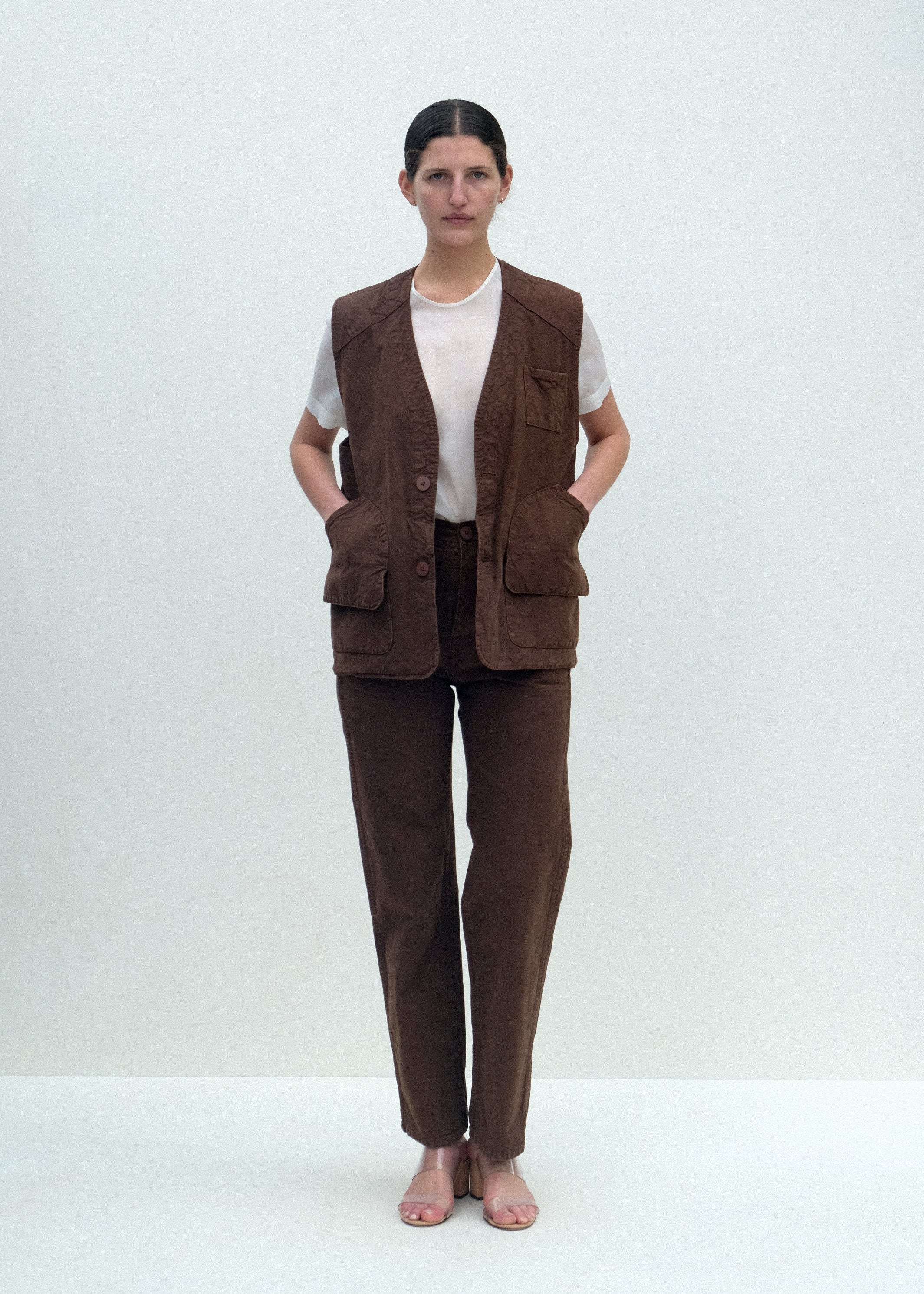 Director's Vest - Chocolate Brown - Jesse Kamm