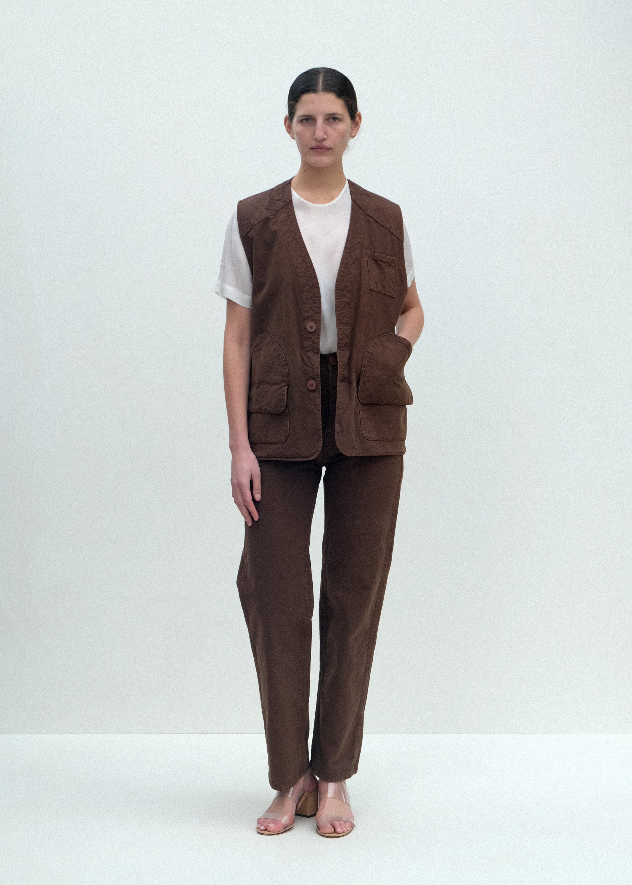 Director's Vest - Chocolate Brown - Jesse Kamm