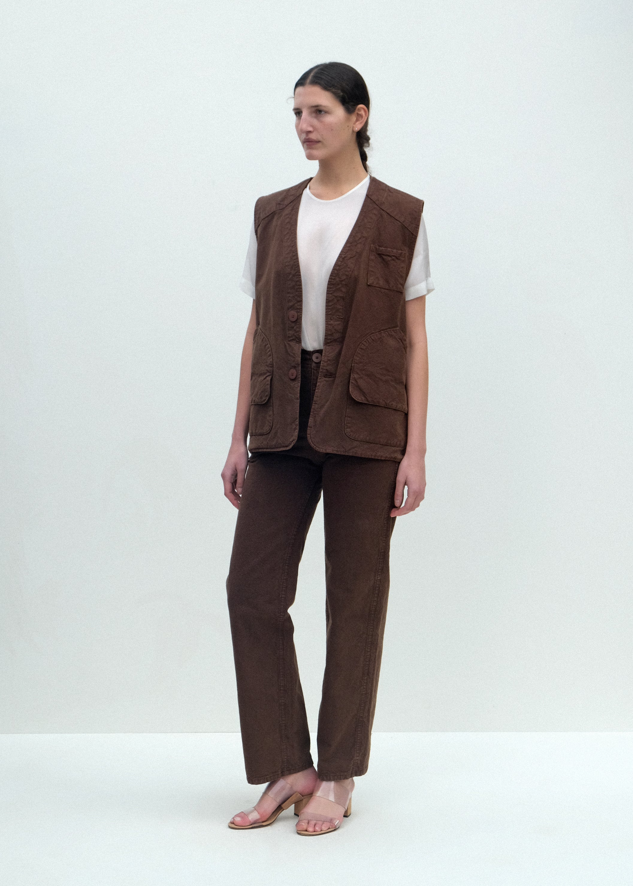 Director's Vest - Chocolate Brown - Jesse Kamm