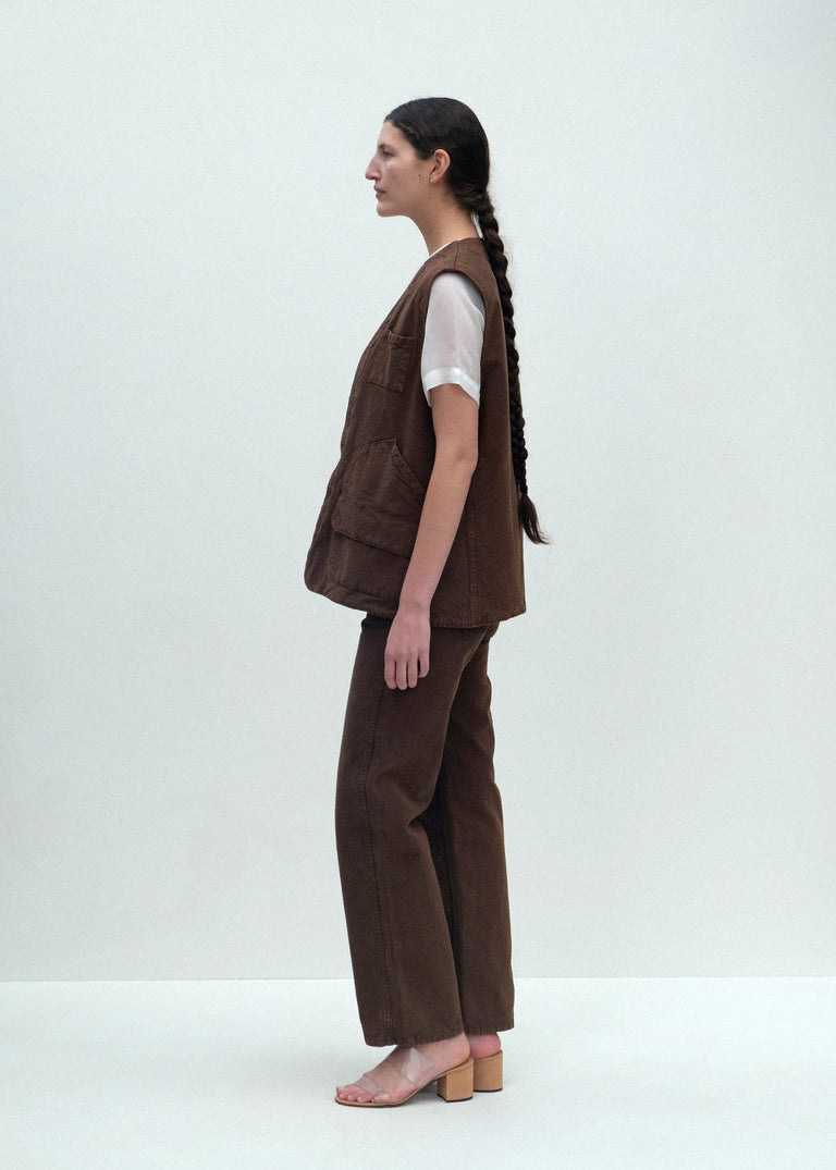 Director's Vest - Chocolate Brown - Jesse Kamm