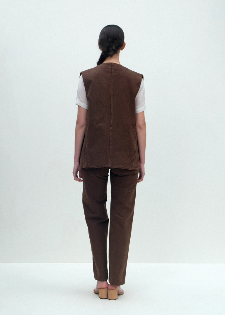 Director's Vest - Chocolate Brown - Jesse Kamm