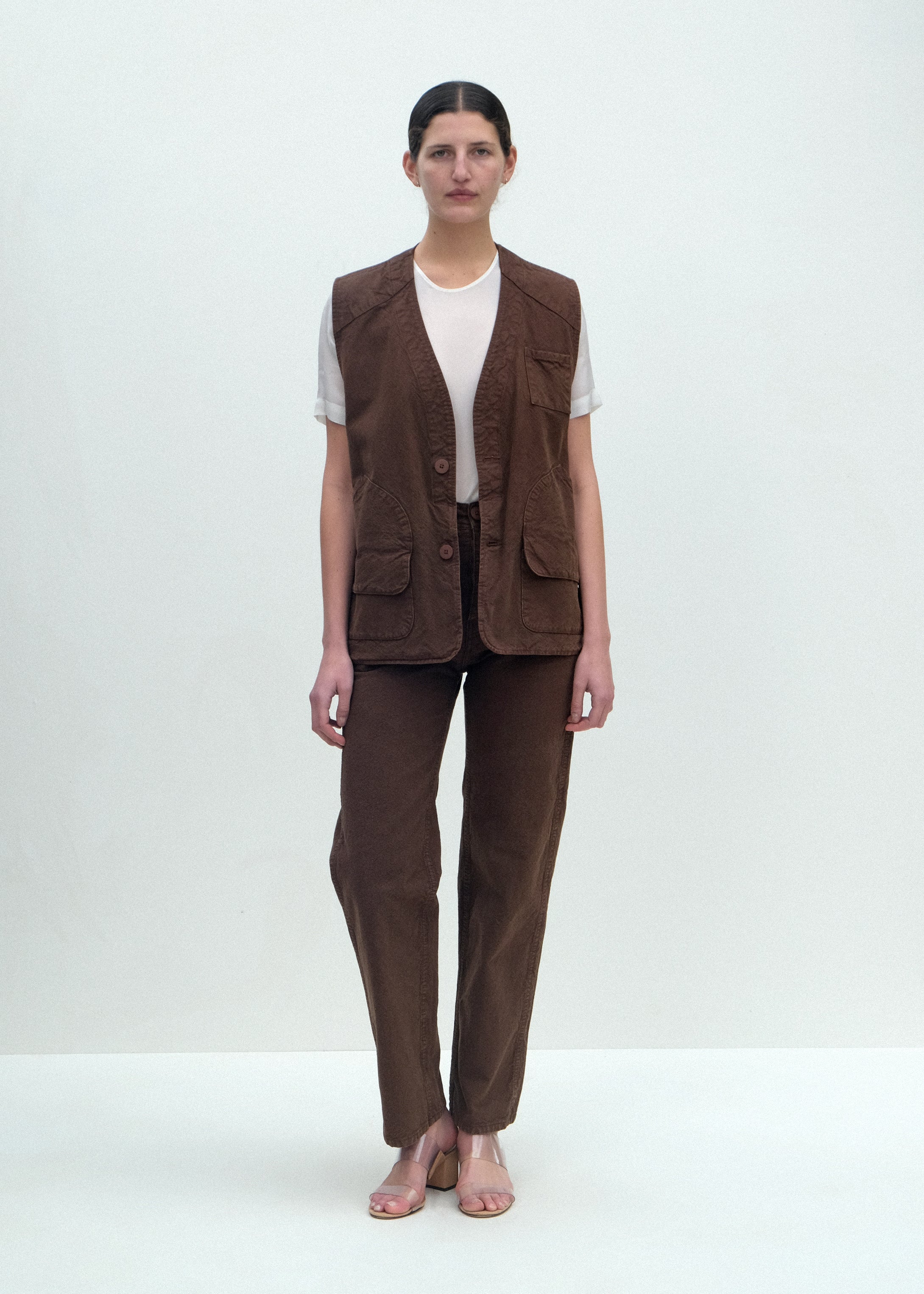 Director's Vest - Chocolate Brown - Jesse Kamm