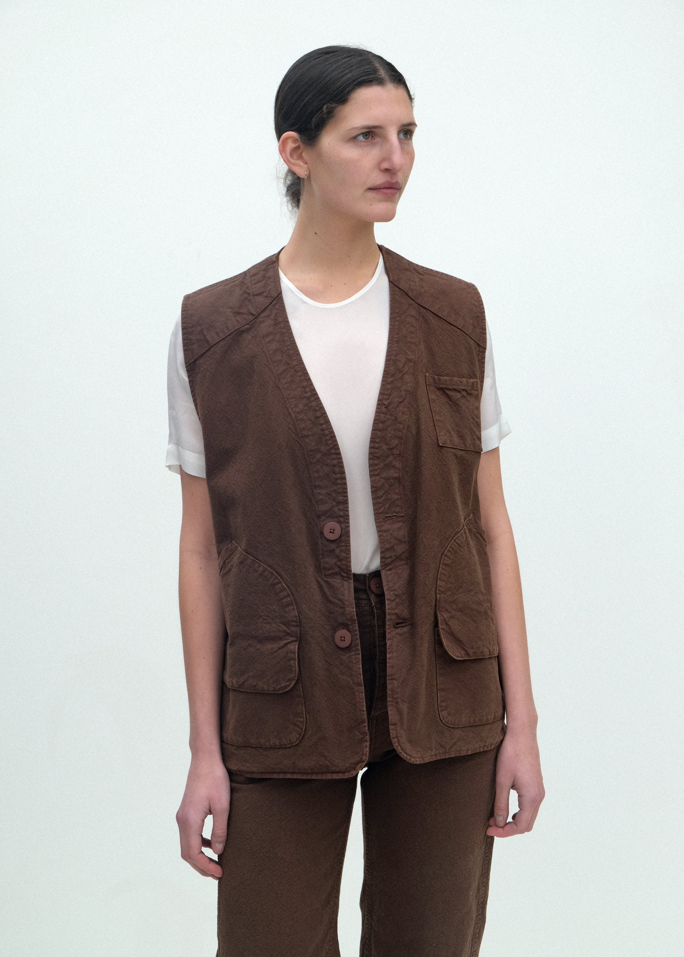 Director's Vest - Chocolate Brown - Jesse Kamm