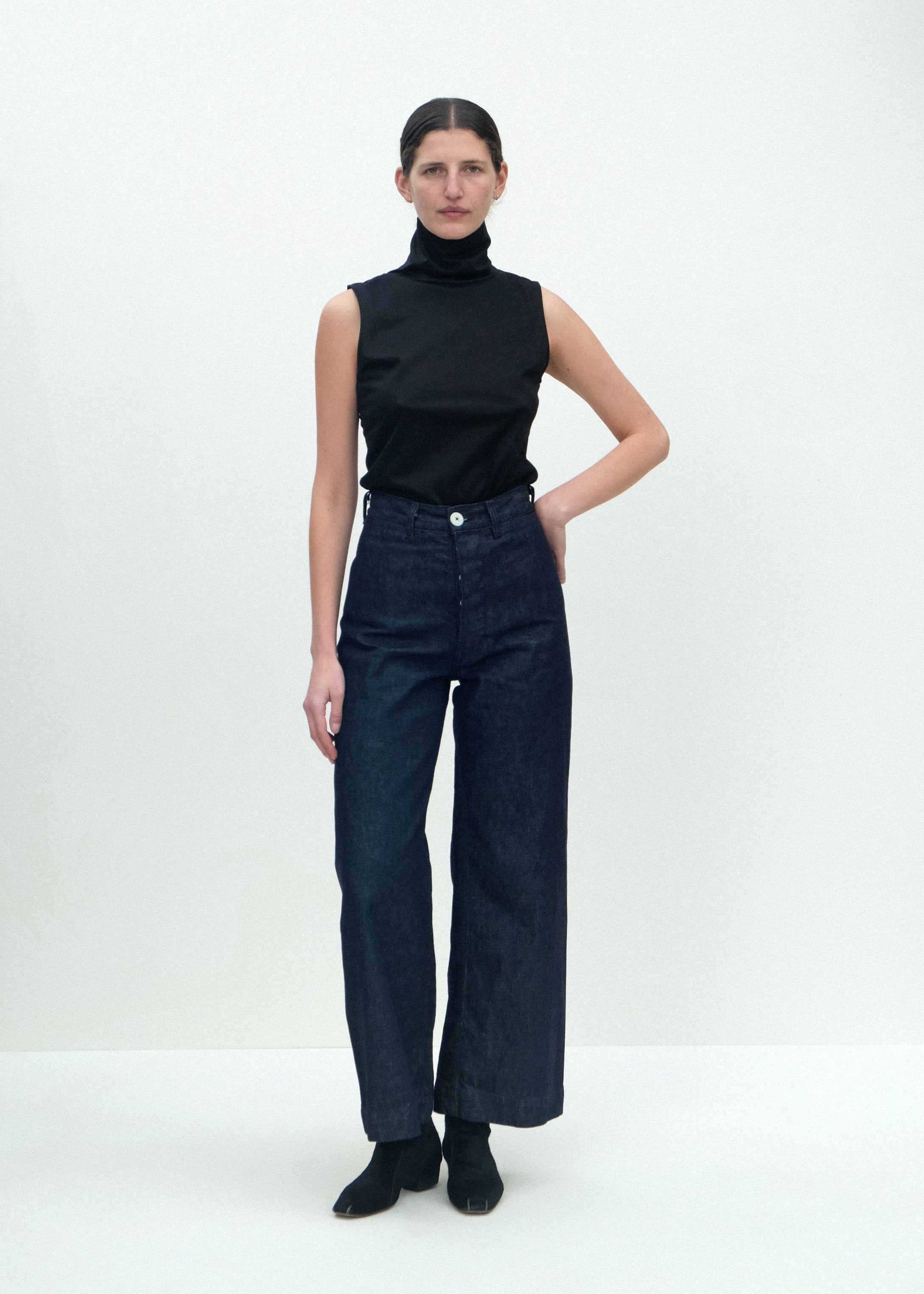 Sailor Pants - Dark Indigo Denim - Jesse Kamm