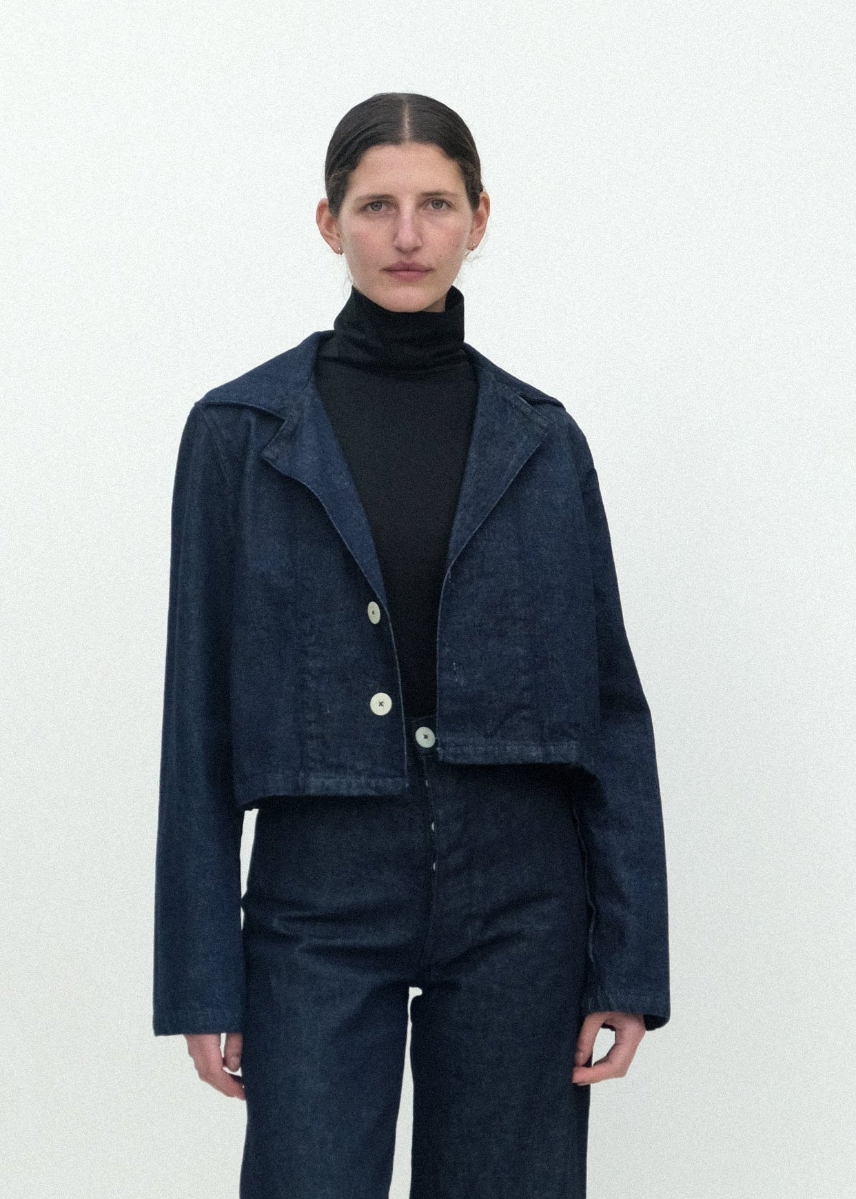 The Jones Jacket - Dark Indigo Denim - Jesse Kamm