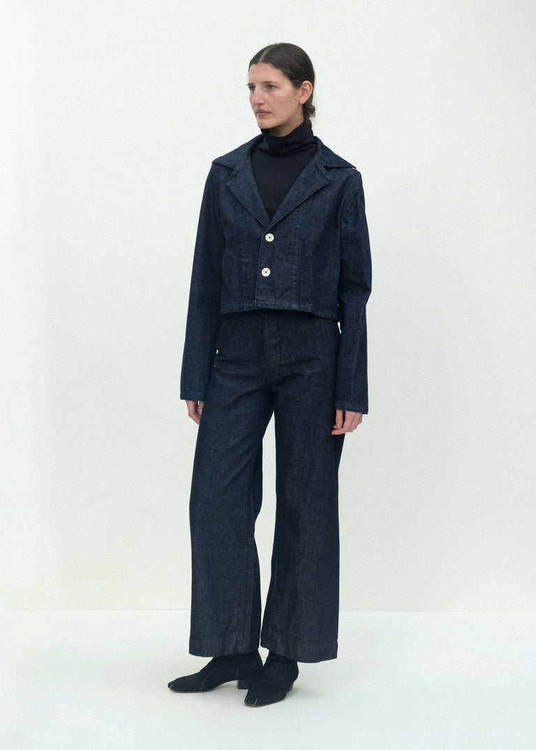 The Jones Jacket - Dark Indigo Denim - Jesse Kamm