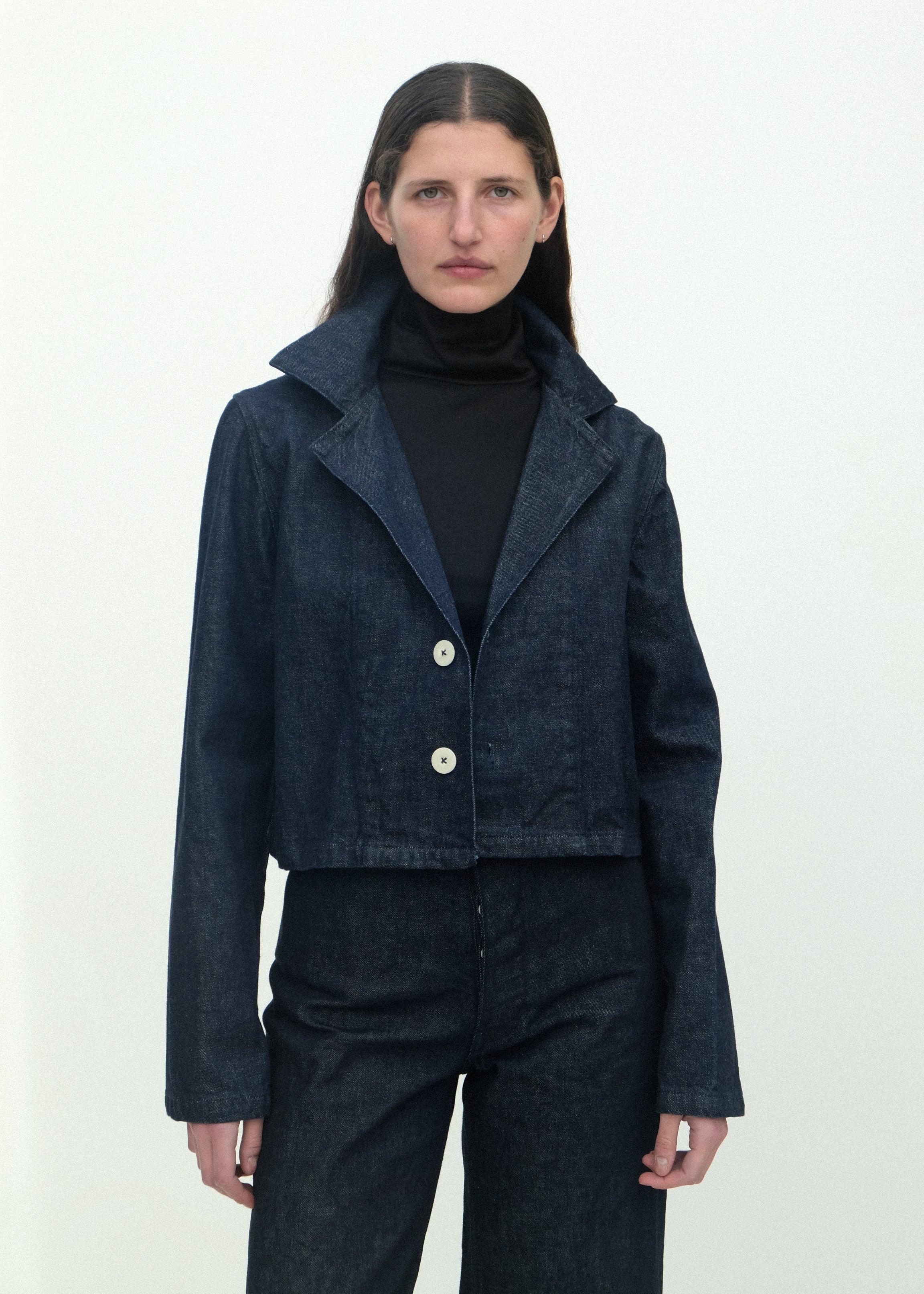 The Jones Jacket - Dark Indigo Denim - Jesse Kamm