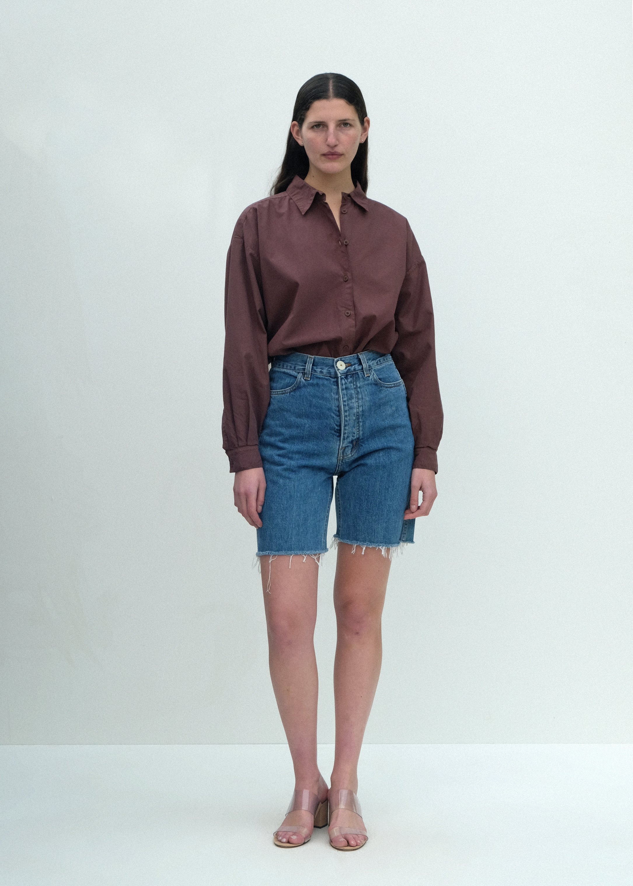 Alberta Shirt - Chocolate Brown - Jesse Kamm