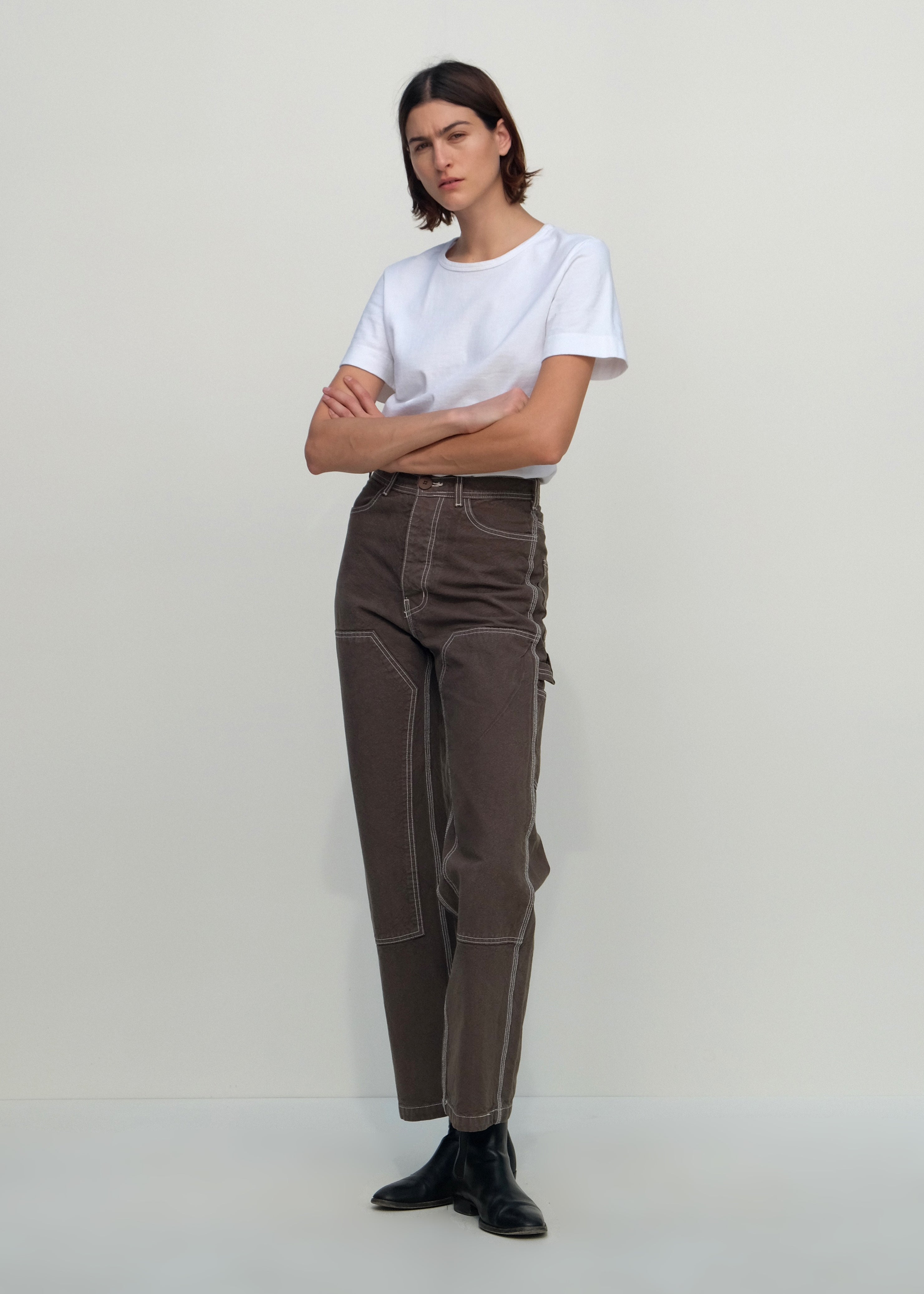 Patchfront Handy Pants - Mushroom - Jesse Kamm