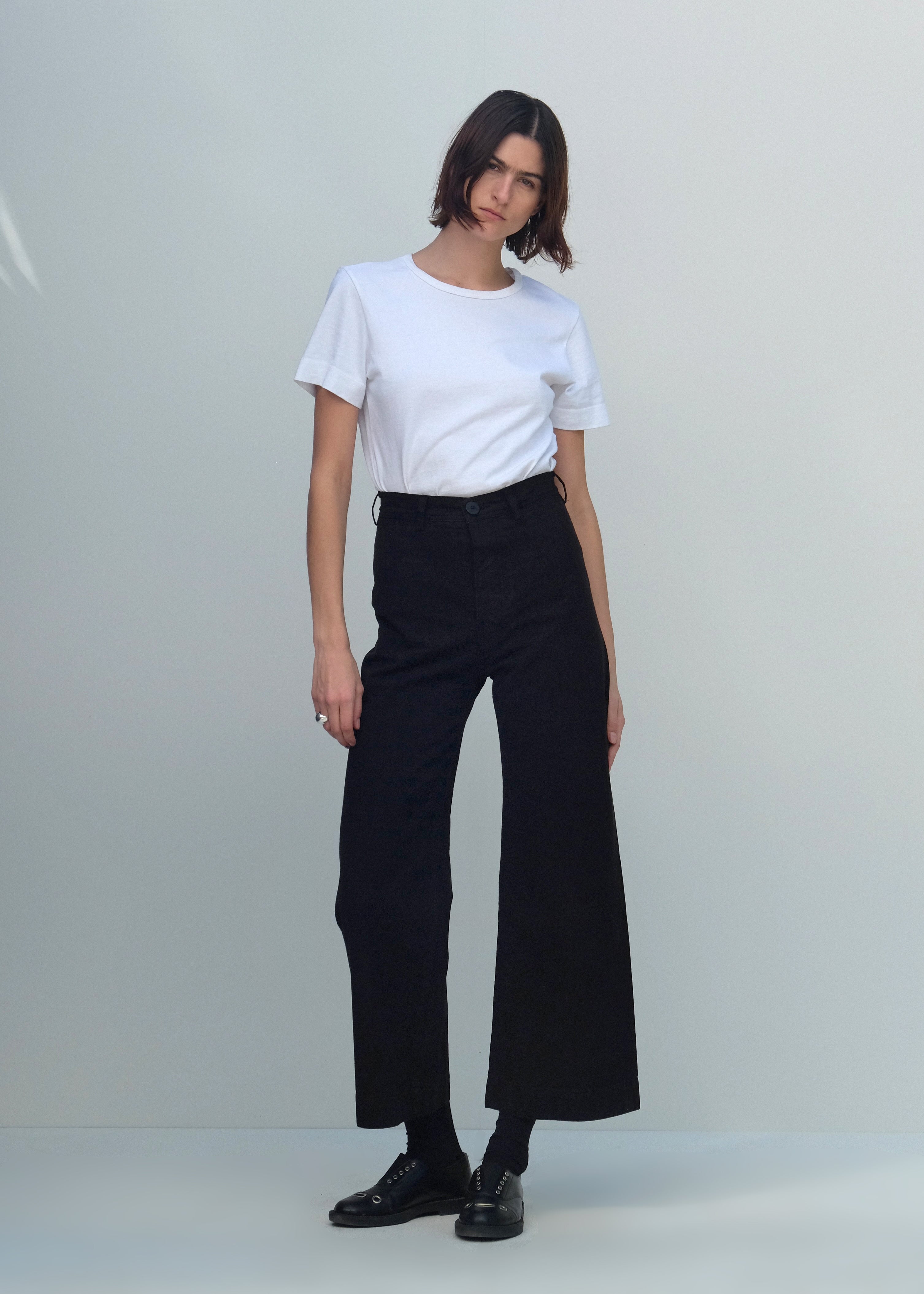 jesse kamm tobacco sailor Pants on Garmentory pocket construction with deep patch pockets on the seat Sailor Pants - Cowboy Blue