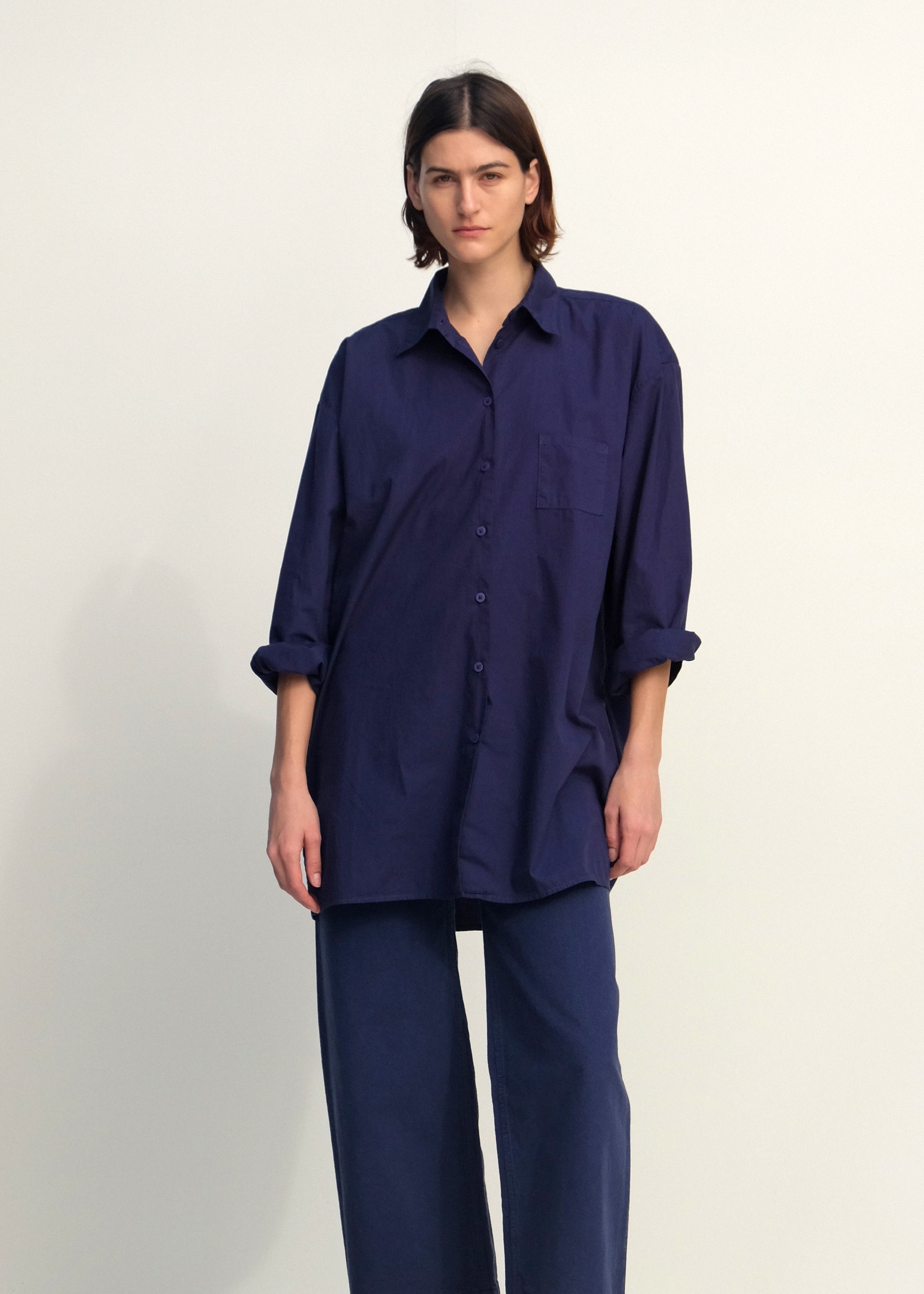 Painter Shirt - Bill Cunningham Blue - Jesse Kamm