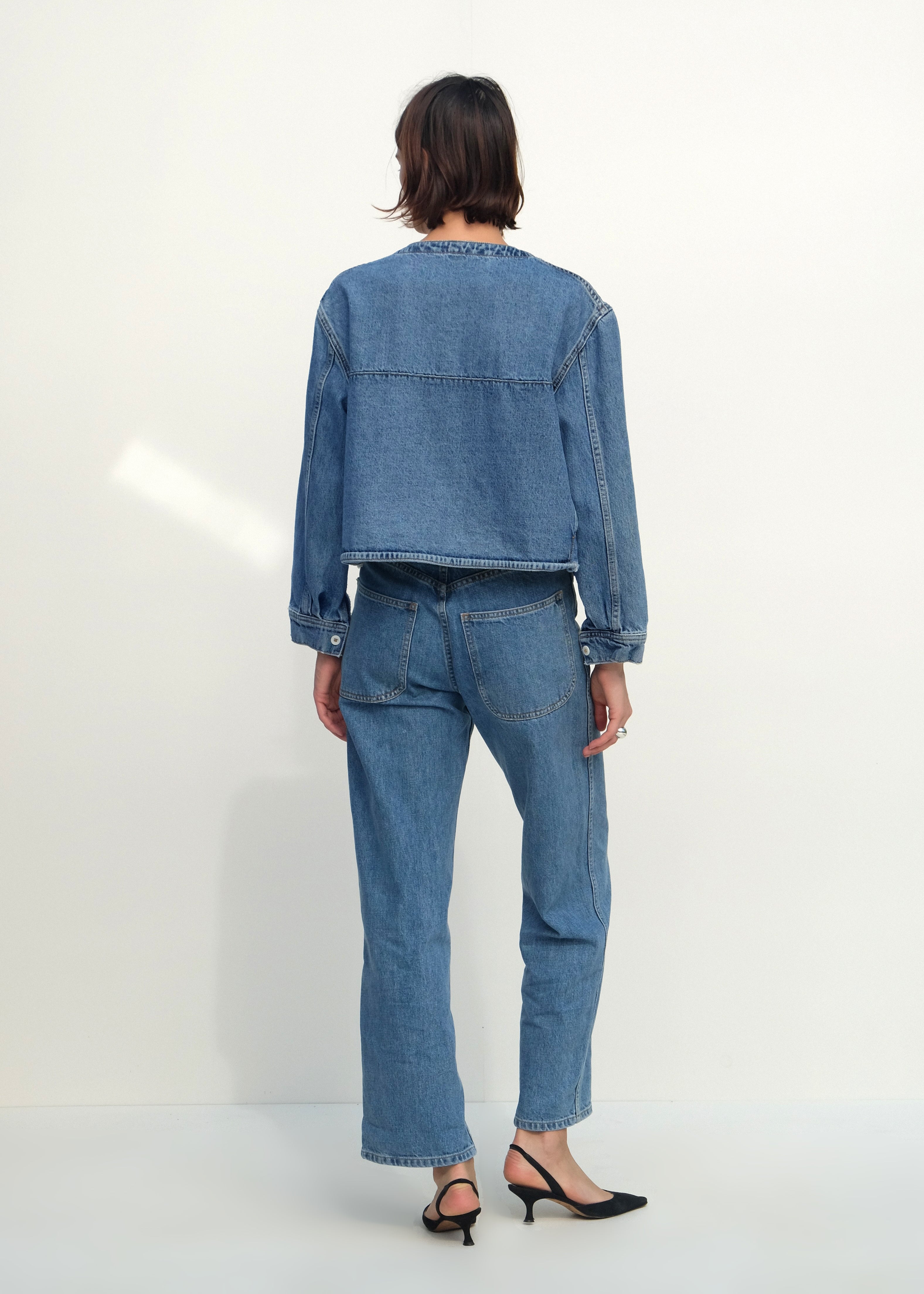 Studio Jacket - Cowboy Blue Denim - Jesse Kamm