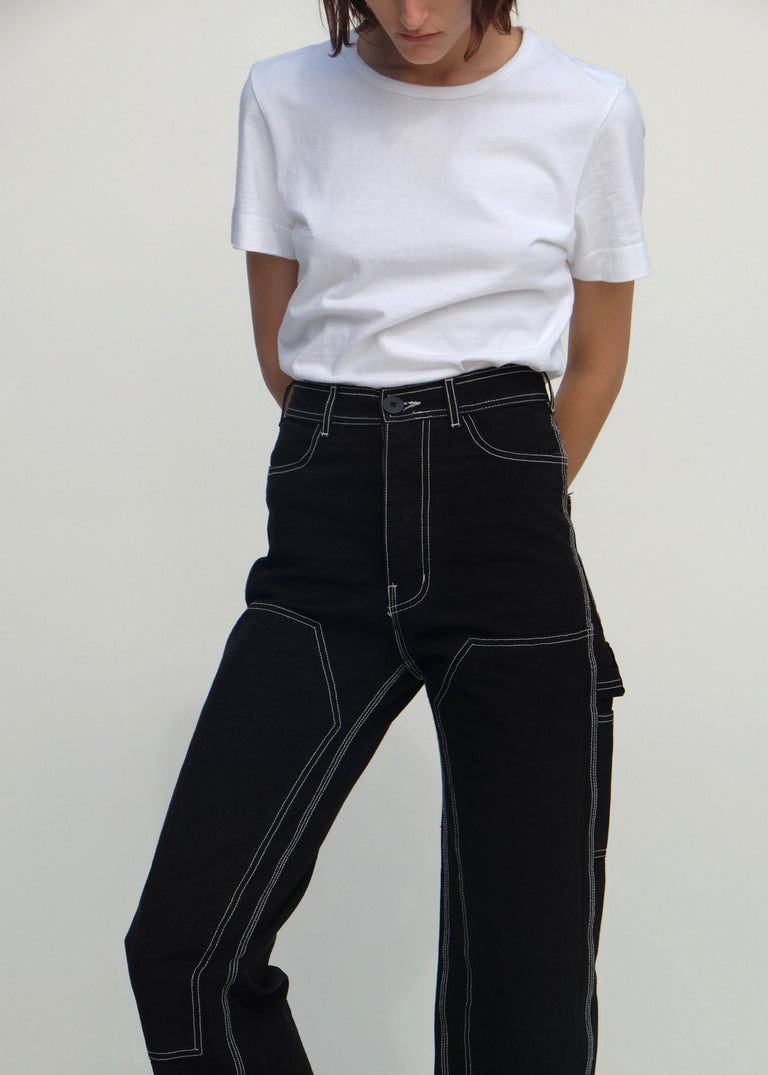 Patchfront Handy Pants - Black - Jesse Kamm