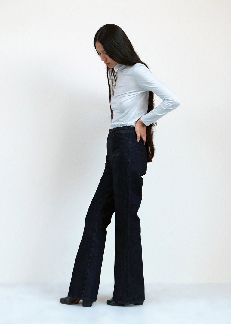 Les Deux Pants - Dark Blue + Dark Blue Stitch - Jesse Kamm