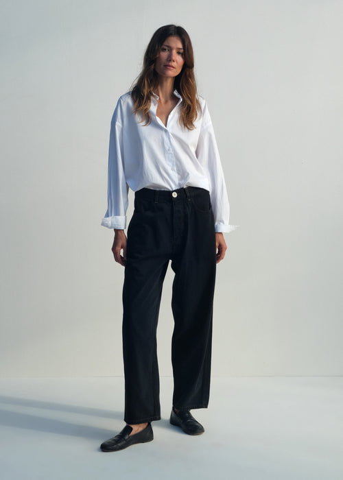 California Wides - Black Japanese Denim - Jesse Kamm