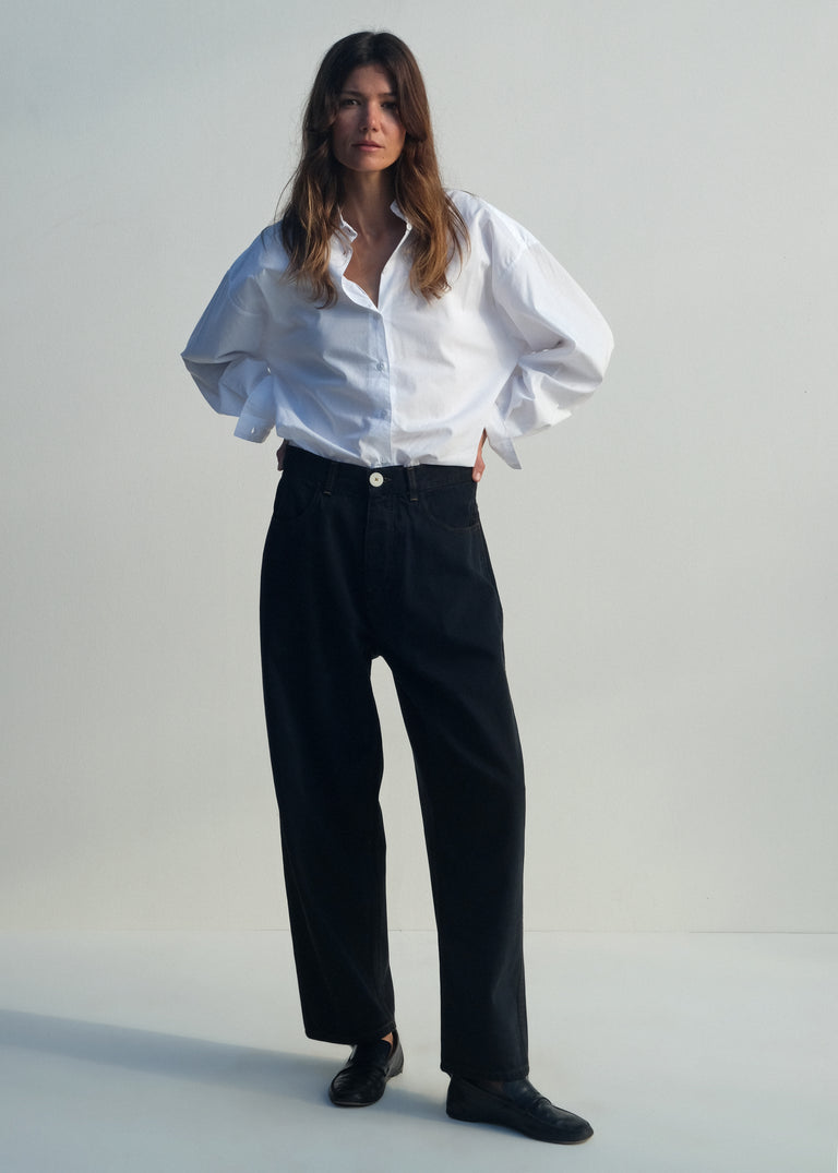 California Wides - Black Japanese Denim - Jesse Kamm