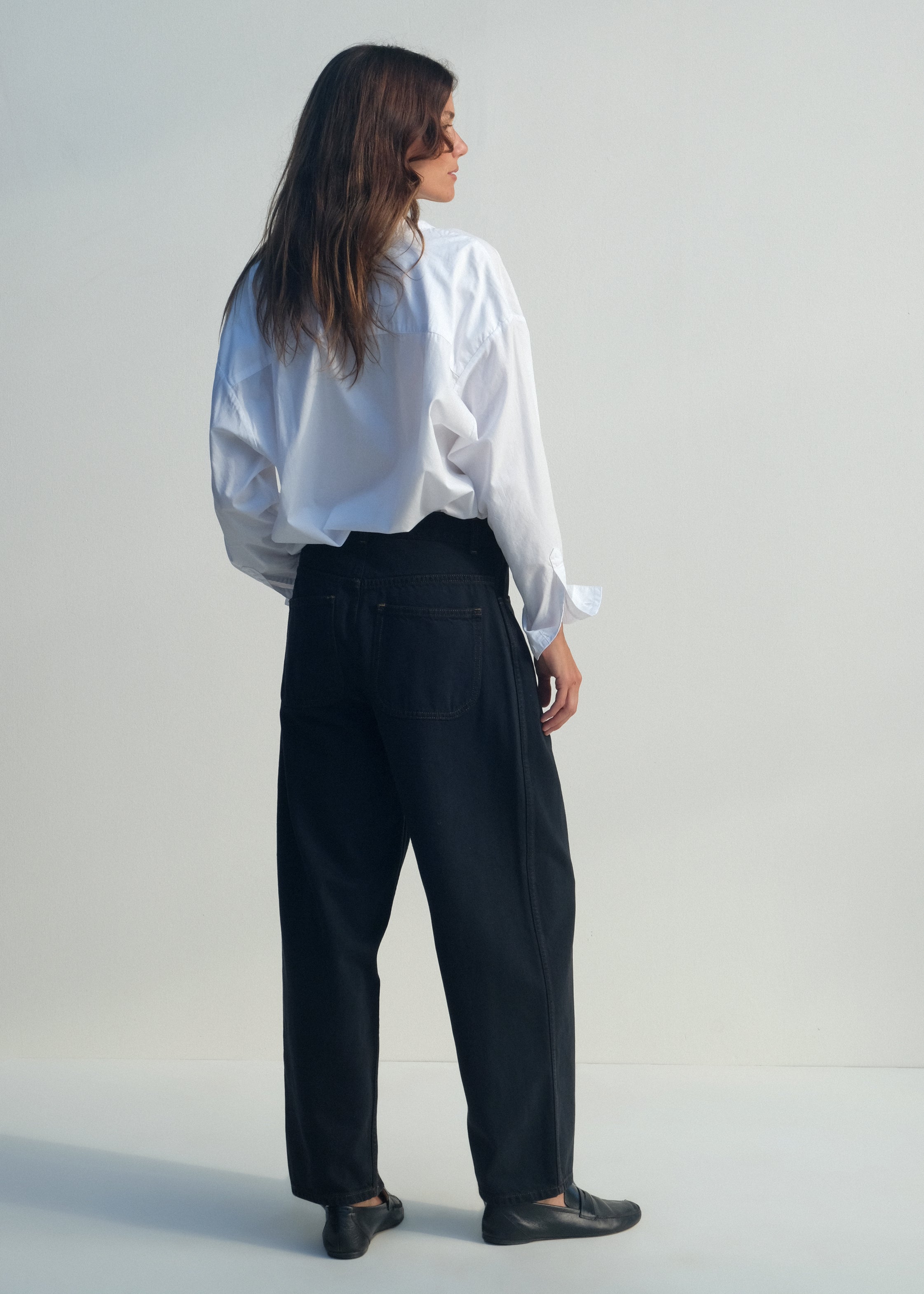 California Wides - Black Japanese Denim - Jesse Kamm