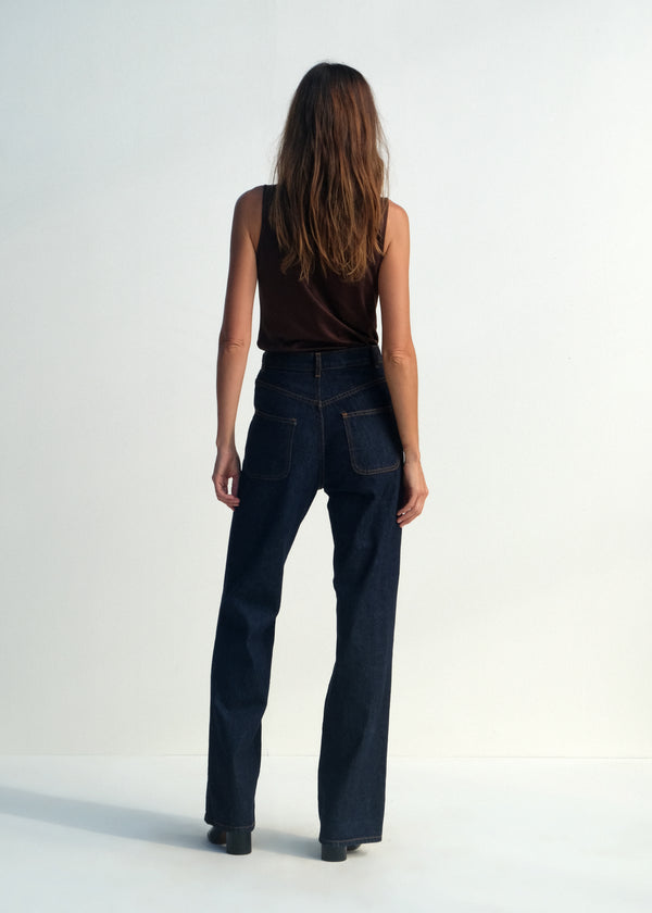 The Alta Jeans - Dark Blue Denim