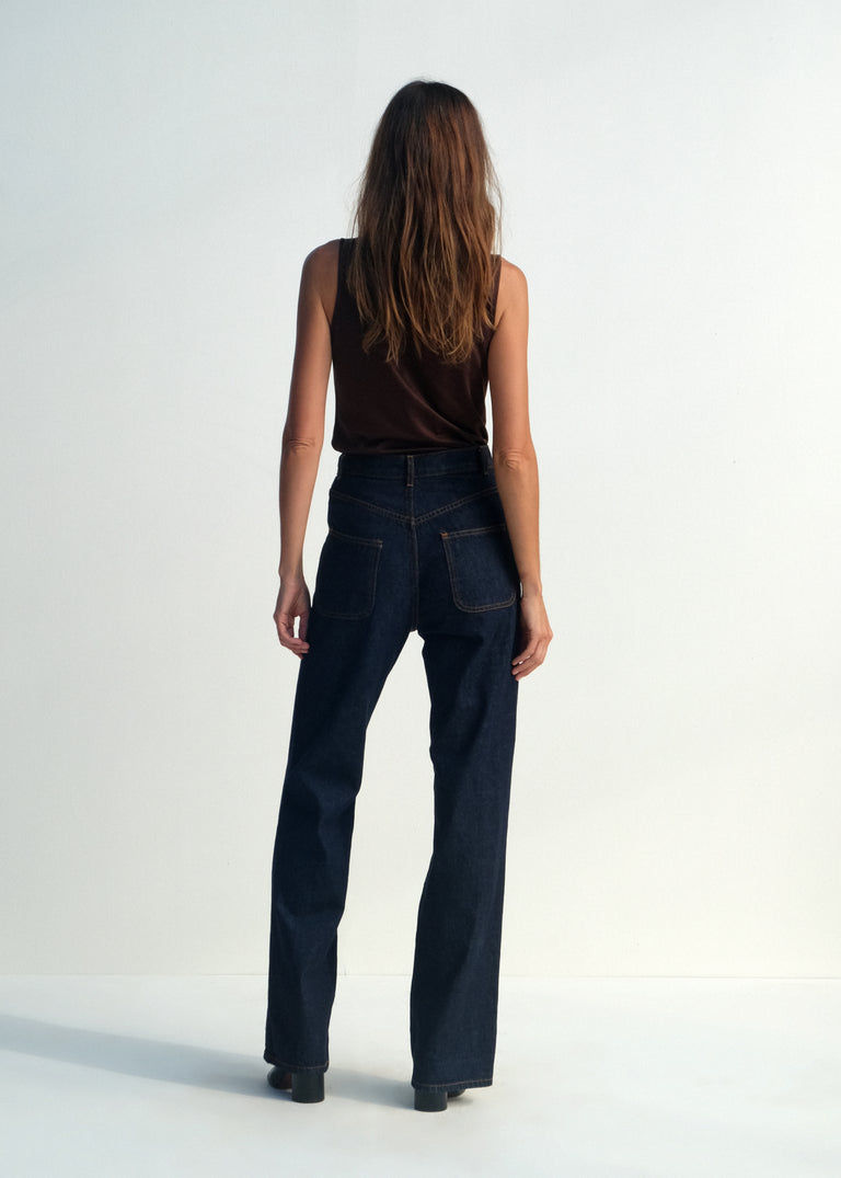 The Alta Jeans - Dark Blue Denim - Jesse Kamm