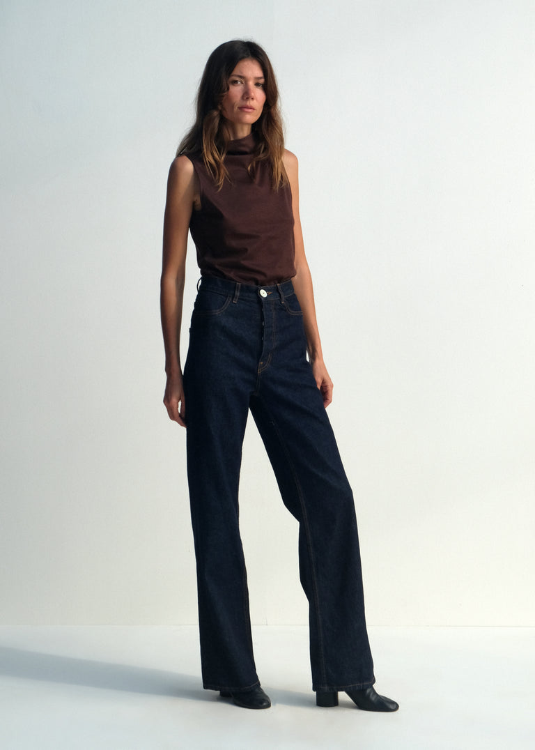 The Alta Jeans - Dark Blue Denim - Jesse Kamm