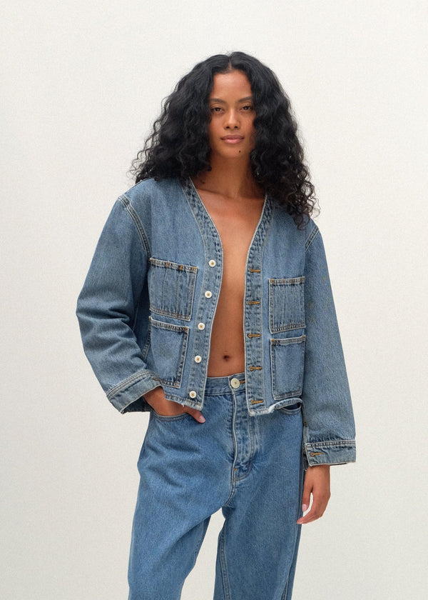 Studio Jacket - Cowboy Blue Denim