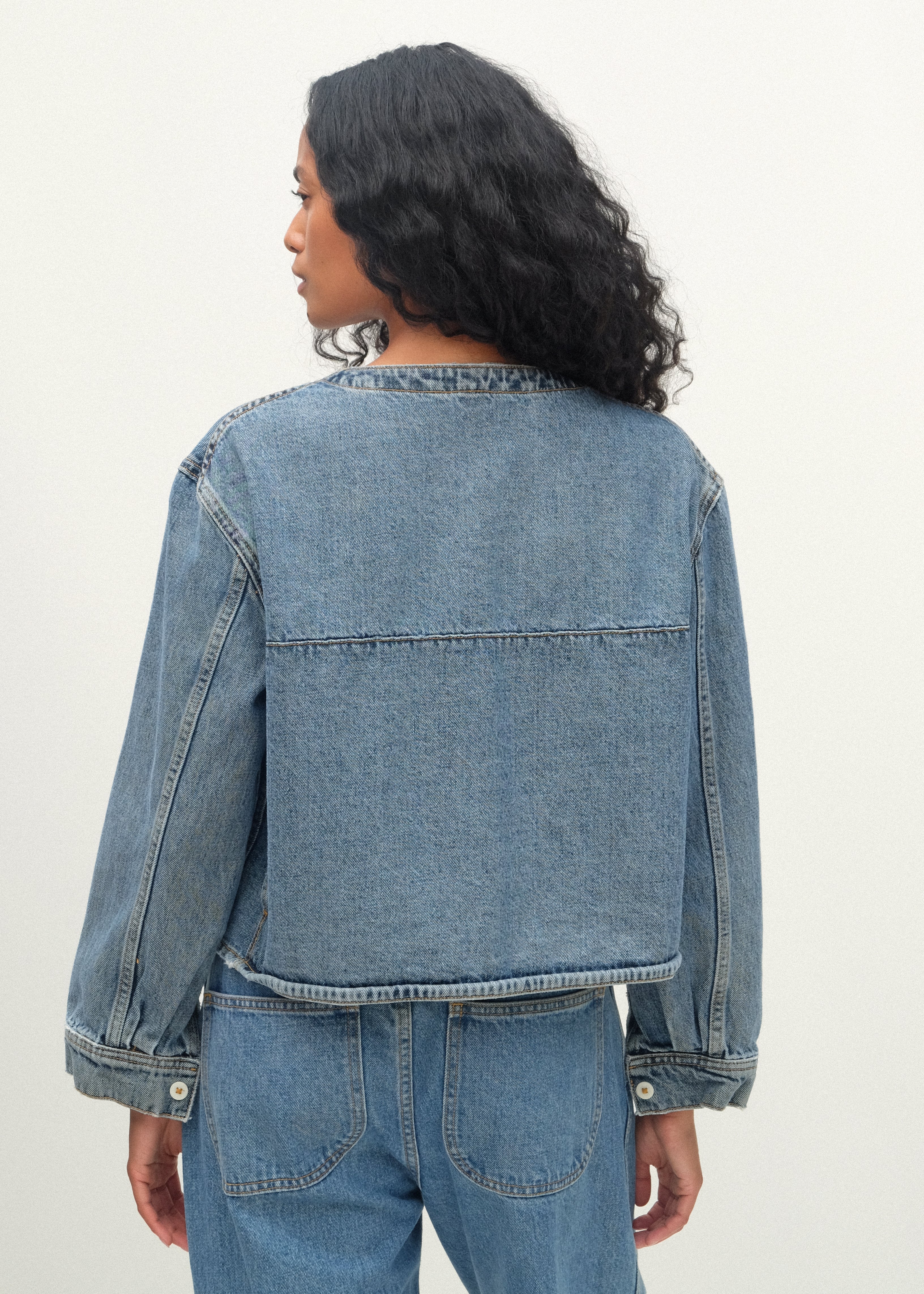 Studio Jacket - Cowboy Blue Denim - Jesse Kamm