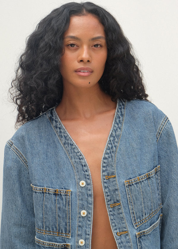 Studio Jacket - Cowboy Blue Denim