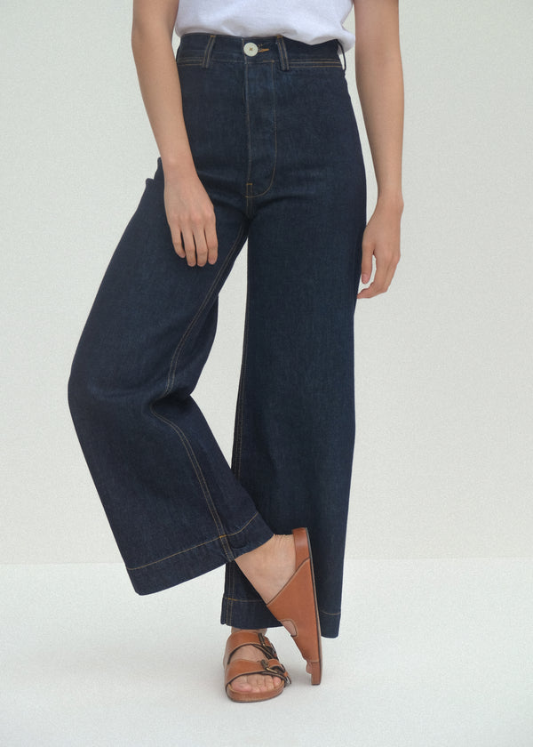 Sailor Pants - Dark Blue Denim