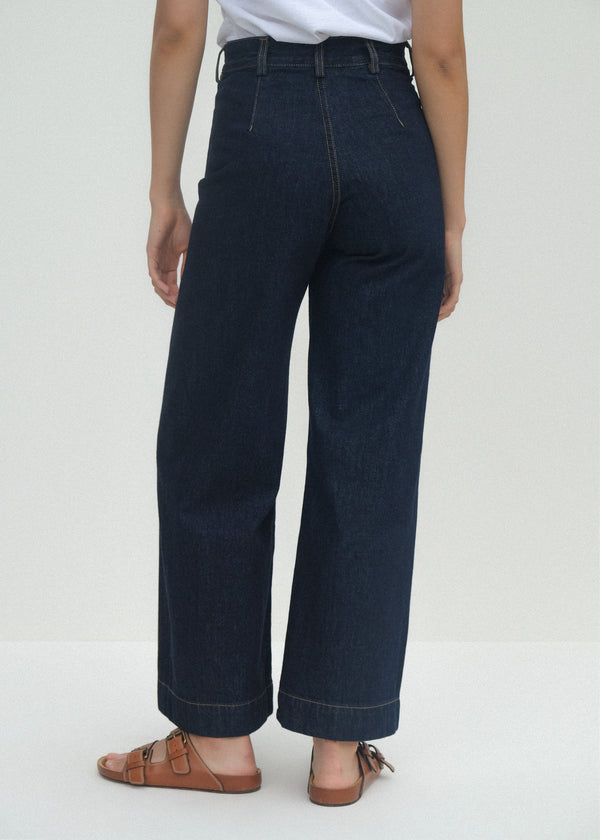 Sailor Pants - Dark Blue Denim