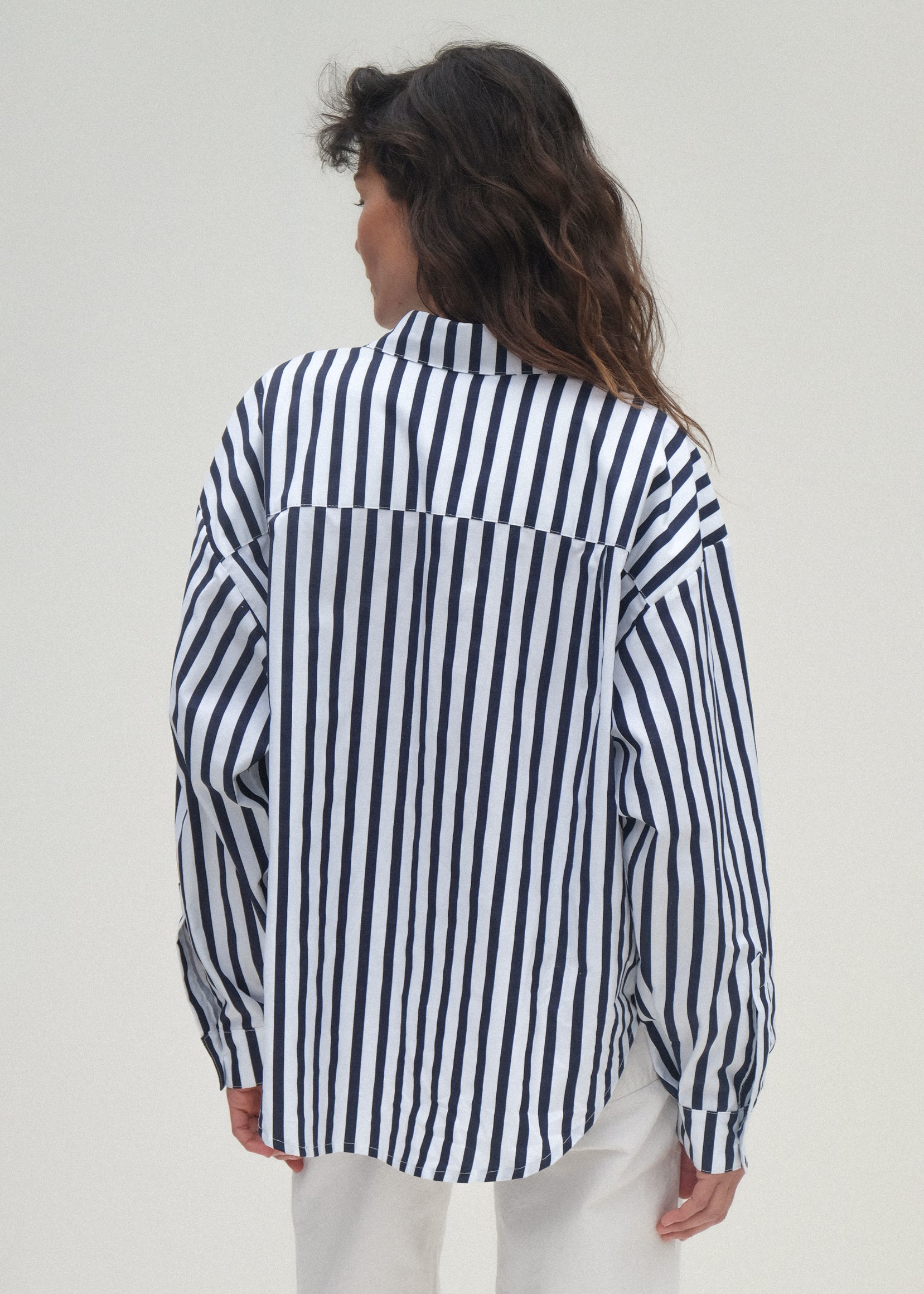 Alberta Shirt - Bold Black Stripe