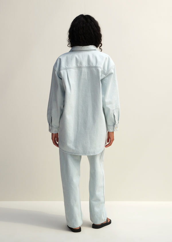 Okuda Jacket - Pale Blue Denim