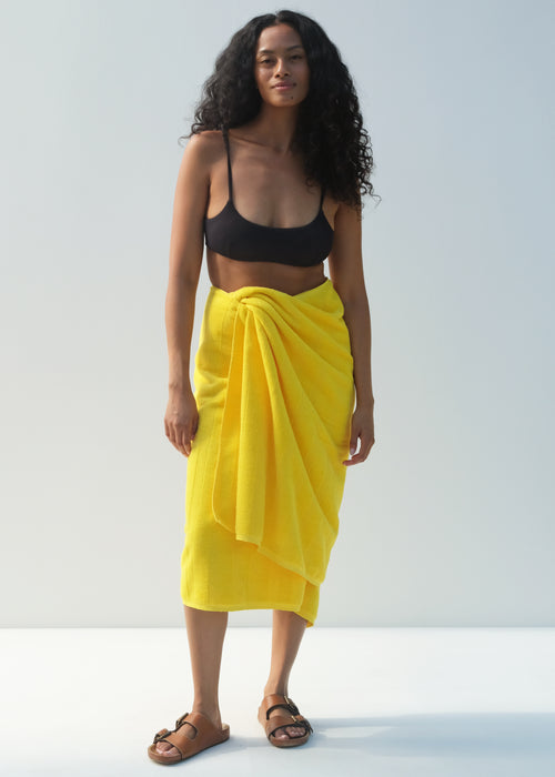 Beach Towel - Primary Yellow - Jesse Kamm