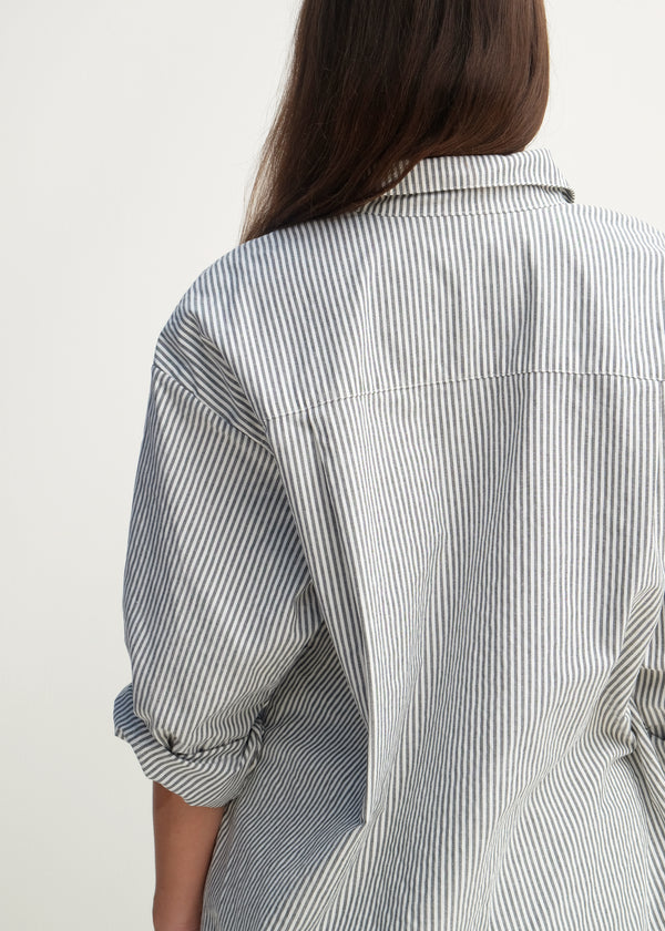 Painter Shirt - Slate Pinstripe